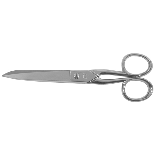 Nickel-Plated Sewing Scissors 15.2 cm (6") - Made in Italy (FENNEK)