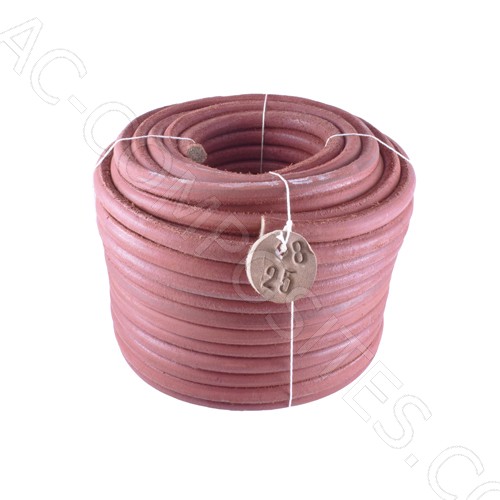 Pasek skórzany Ø 8mm do maszyny do szycia (Rolka 25m) - Made in Italy