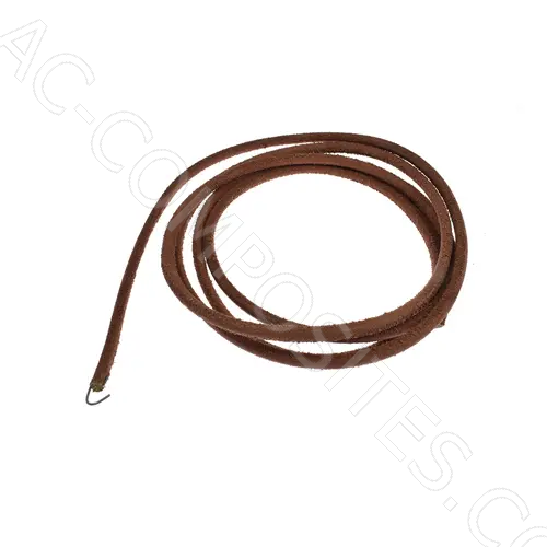Leather Belt Ø 5 mm, Length 1780 mm, with Hook for Domestic Sewing Machines (Made in Italy)