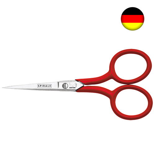 110215 Spirale Classic KRETZER | Embroidery Scissors – 15 cm (6"), Carbon Steel, Slim Design