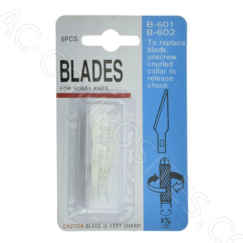 Replacement Knives for Hobby Cutter (5 Pcs)