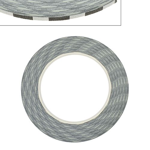 Bandă Designer Shoben | 3mm x 25m cu Marcaje Alb-Negru de 1cm