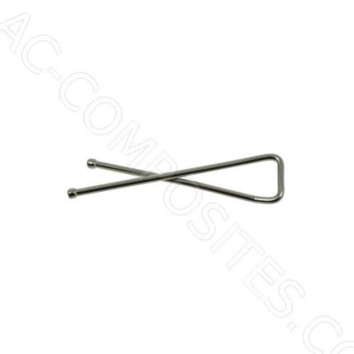 Clips Nickel Plated Brass 34 mm (2,000 pcs)