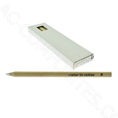 Белый Графитовый Карандаш для Ткани, STAEDTLER (8 шт)