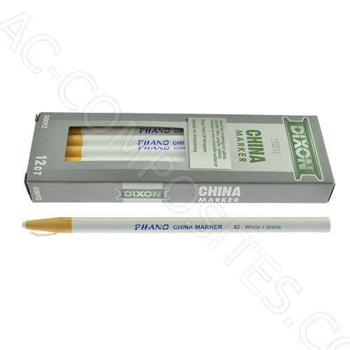 Self-Sharpening White Wax Pencils (12 Pcs)