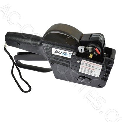 BLITZ 2234 Labeler | 3 Fixed Characters, 4 Progressive - Labels 22x12mm (Made in Italy)
