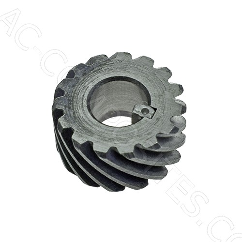 L.H. Spiral Gear with Key KM KS-EU # U-157