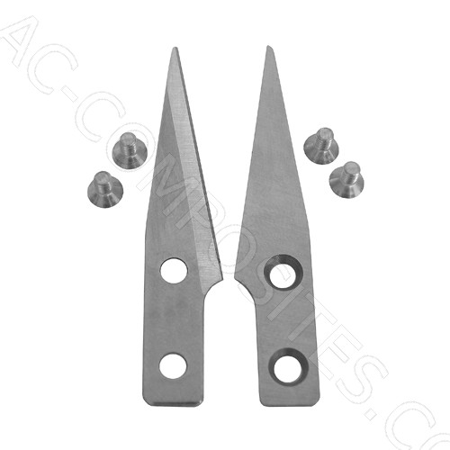 COPPIA LAME + VITI PER RASAFILO 601 L (MUNDIAL)