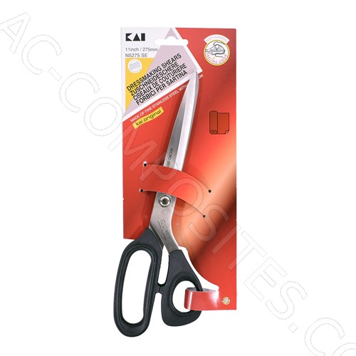 N5275SE KAI | 11" (275mm) Dressmaking Shears, Micro Serrated