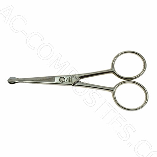 FORBICE NASO NICHELATA RETTA 4" (ITALY)