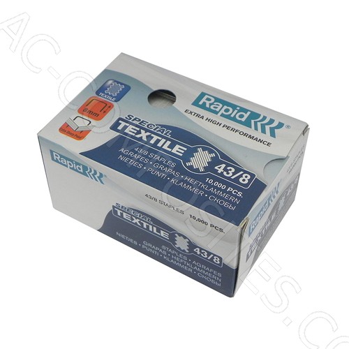 43/8 RAPID | Grampos 8x10 mm (10.000 pcs/caixa) (Original)