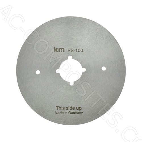 Cuchilla Redonda Ø 100 mm (Externo) - Ø 21 mm (Interno) KM RS-100 (Made in Germany)
