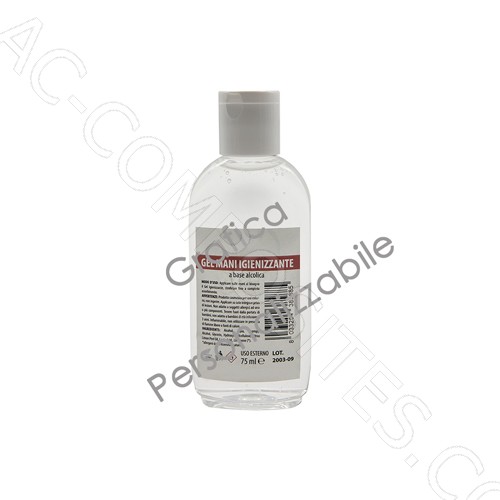 Gel Hand Sanitizer Liquid 70% Alcohol 75ml