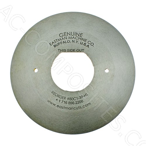 6" Round HSS Blade EASTMAN Rag Cutter # 80C1-39 2 (Genuine)