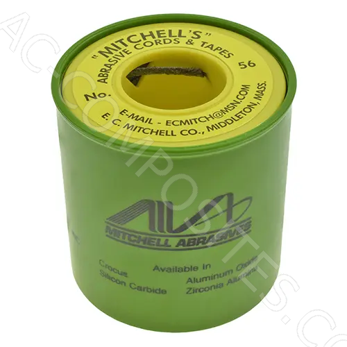 56 Abrasive Tape 2.38mm (3/32"), 150 Aluminium Oxide Grit (MITCHELL'S)