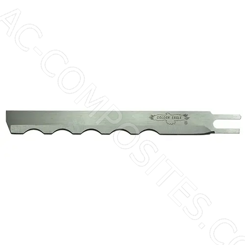 5" Wavy Narrow HSS Blade KM KS-EU (Golden Eagle)