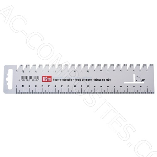 PVC Sewing Gauge 230x45x0.5mm PRYM # 610730