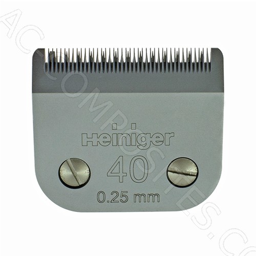 Heiniger Saphir Clipper Blade Replacement (40) 0.25mm Cut Length