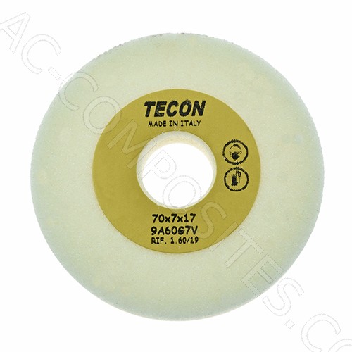 Gring Wheel, White 70x7x17.5mm without Compass TECON # MOL. BIA. 70X7X17,5