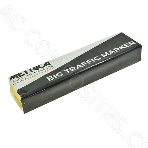 Giant Oil-Based Police Traffic Accident Marking Chalk 200x50x30 mm - 283 g (Made in Italy)