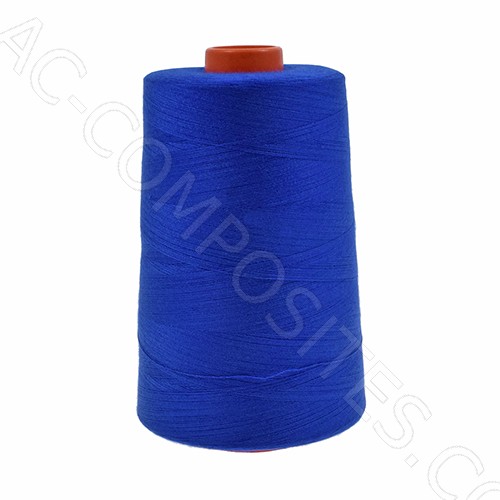 Bleu | Fil à Coudre en Polyester, 10000 Yards/Bobine (9144 Mètres)