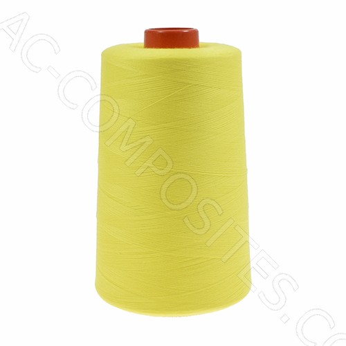 Jaune | Fil à Coudre en Polyester, 10000 Yards/Bobine (9144 Mètres)