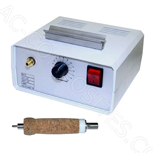 Machine à Brûler les Fils et Finition à Chaud des Bords pour Portefeuilles et Articles en Cuir (Made in Italy)