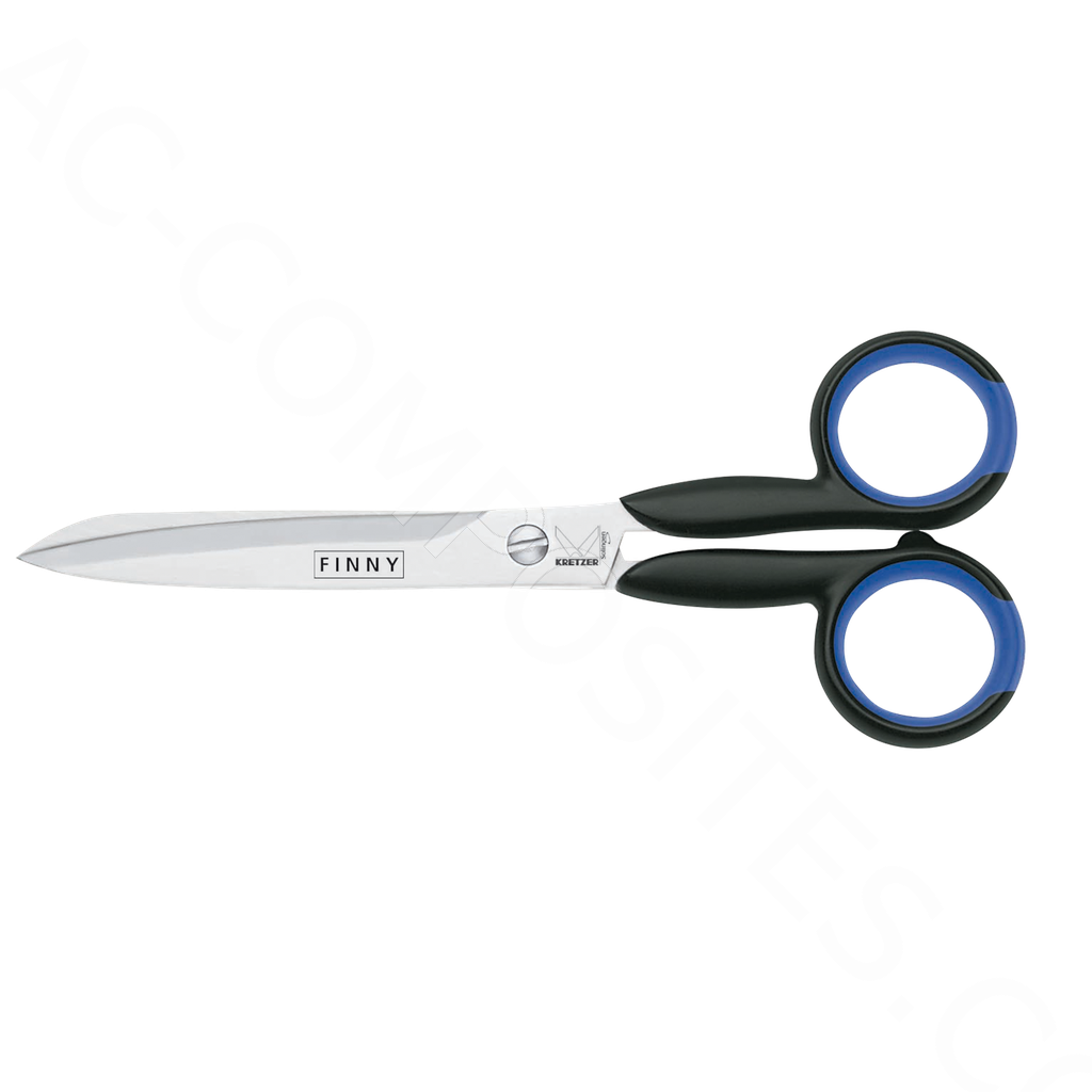 772815 Finny Profi KRETZER | Tesoura de Aço Inoxidável – 15 cm (6"), Corte Profissional, Uso Universal