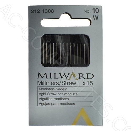 AGHI A MANO MODISTA "MILWARD" N.10 (15 PZ) # 212 1308
