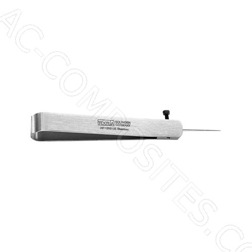 Pęseta do Tkanin 125 x 10 mm z Wymienną Igłą na Śrubę TEXTILIA # 79110 RS 125
