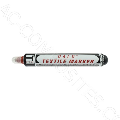 Dalo® Textile Permanent Marker - Ø 3 mm Metal Tip - Red