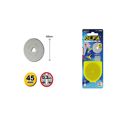 Lame de Rechange Ø 45 mm (1 pc) # RB45 (OLFA)