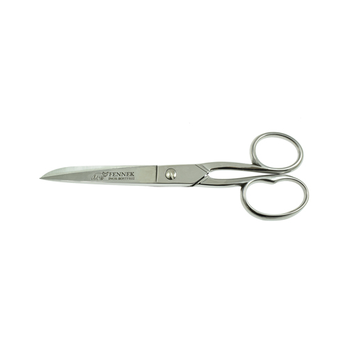 7" Micro-serrated Sandblasted Tailor Scissors - Stainless Steel (FENNEK)