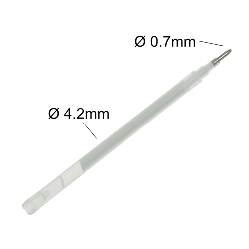 Erasable Ink Refill, Nib 0.7mm - White