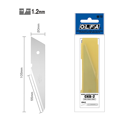 Spareblades (2pcs) for CK-2 OLFA # CKB-2