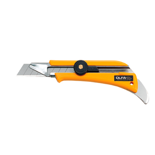 MXP-L Olfa | Mango X-Design 18mm con Canal de Cuchilla Cromado y Bloqueo de Rueda