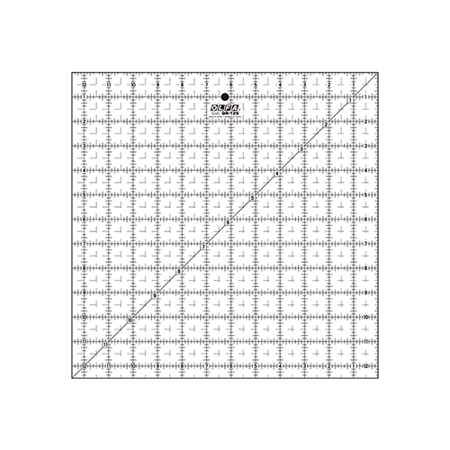 Lineal mit Rutschfester Oberfläche 12.5"x12.5" # QR-12S (OLFA)