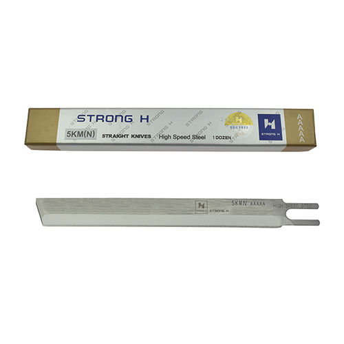 5" AAAAA Narrow Blade HSS for Straight Knife Cutting Machines KM KS-EU # U-191 - STRONG H