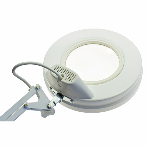 LED Lamp with Magnifying Lens (5X) # LF5 (Made in Italy)