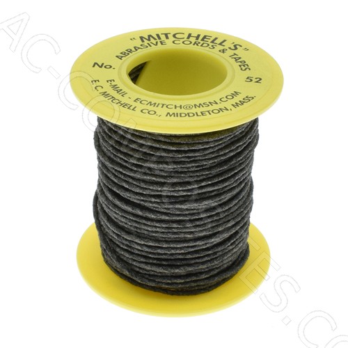 52 Abrasive Cord - Ø 1.4mm (0.055"), 150 Aluminum Oxide Grit (MITCHELL'S)