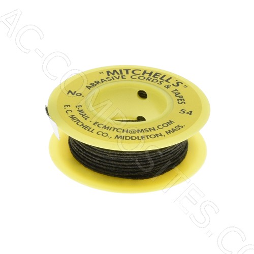 54 Abrasive Cord - Ø 0.8mm (0.030"), 200 Aluminum Oxide Grit (MITCHELL'S)