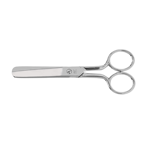 [C36/6] Nickel-Plated Scissors with Rounded Tip 15.2cm (6") - Made in Italy (FENNEK)