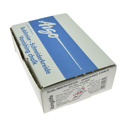[B157] Craie Disparaissante, Marque Visible pendant 4-8 Jours (50 pcs) (Made in Germany)
