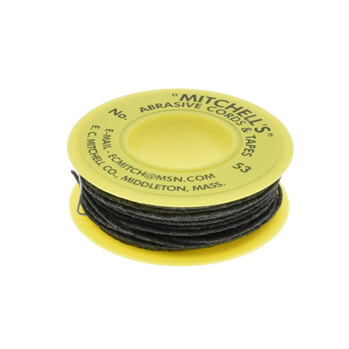 [80/53] 53 Abrasive Cord - Ø 1mm (0.040"), 180 Aluminum Oxide Grit (MITCHELL'S)