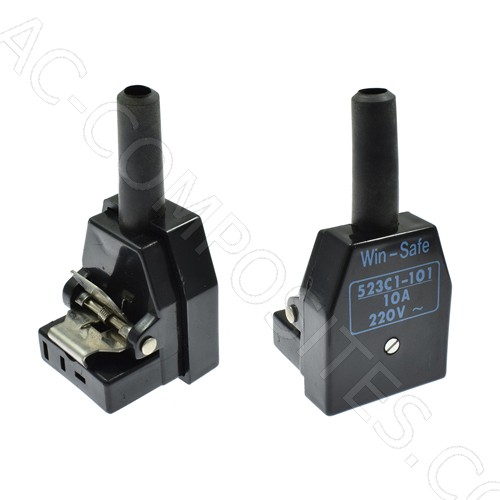 [16664] Attachment Plug 220V, 10A EASTMAN # 523C1-101