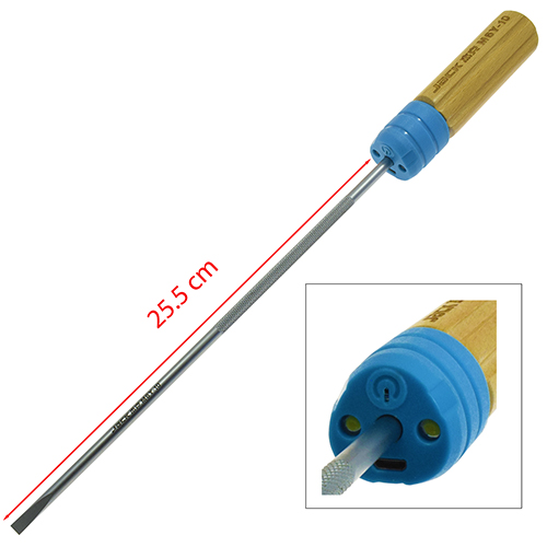 [SD10-6] Screwdriver with LED Light – 25.5 cm (10") Flat Head 6 mm JACK # 811765 (Genuine)