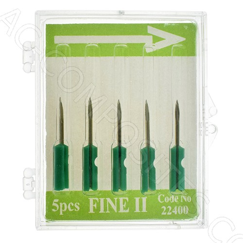 [B1030/1] Needle for MKII and MKIII,  Fine Fabric - Box 5pcs (plastic base) 25,7mm  Ø 1,4mm # 08944 (AVERY DENNISON)
