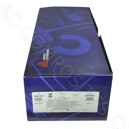[B1030/F-50] FILI PER CARTELLINI 50 mm (10.000 PZ) PER FINE FABRIC (AVERY DENNISON)
