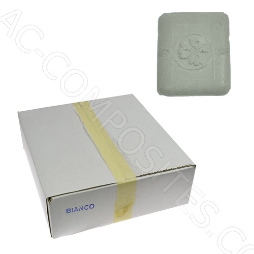 [B120] Tizas de Arcilla - BLANCAS - "TRIFOGLIO" (100 uds) (Made in Italy)