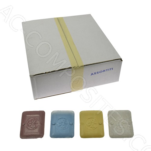 [B121] GESSI ARGILLA COLORI ASSORTITI (100 PZ)